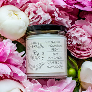 North Mountain Peony No. 01 Candle