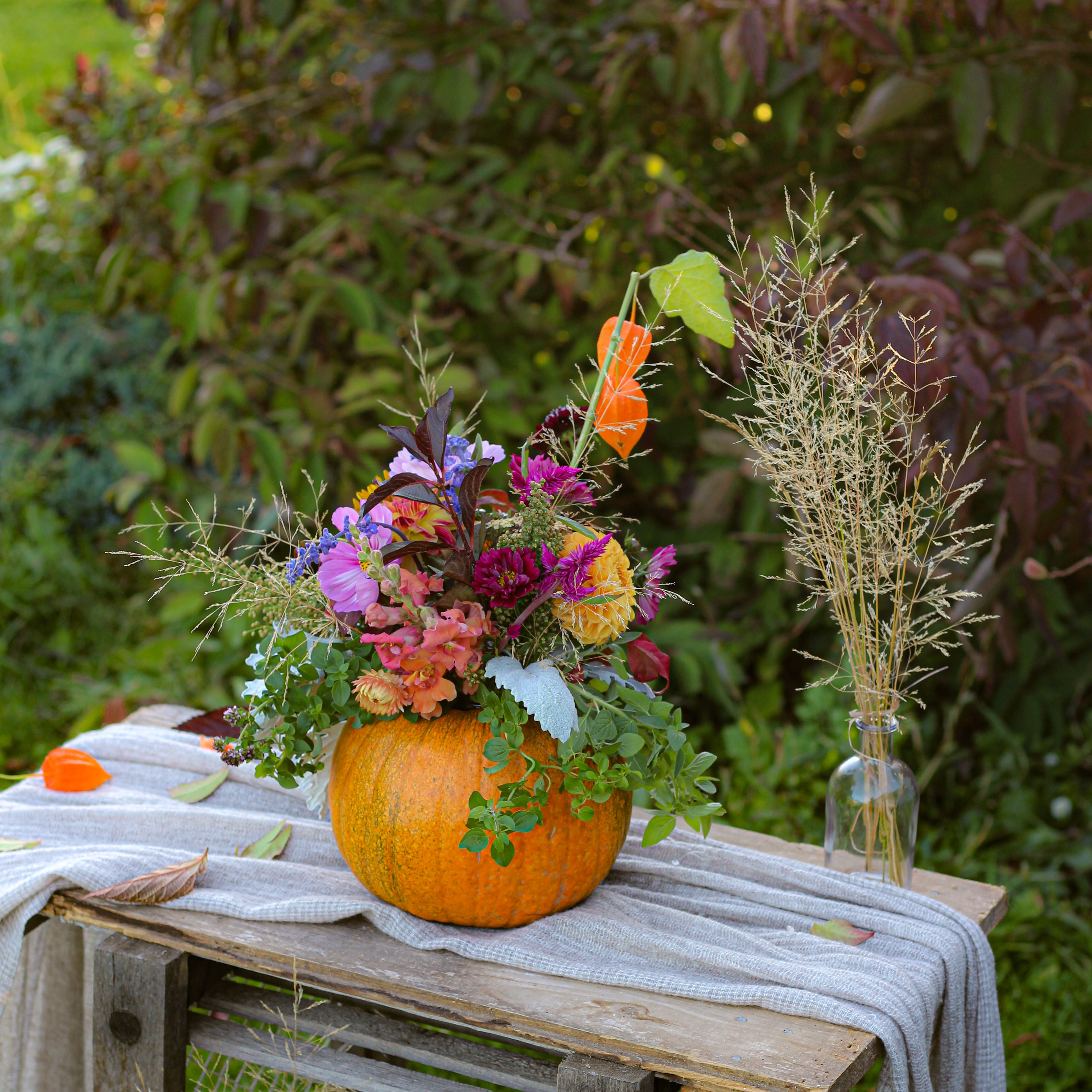 Thanksgiving Pumpkin Centrepiece